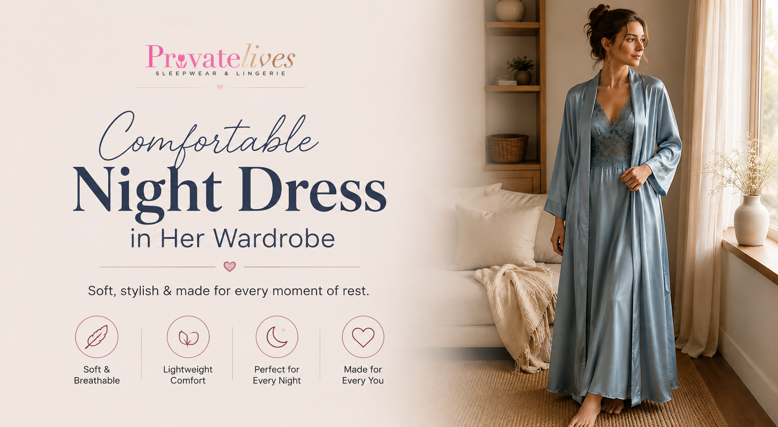 Why Every Woman Needs a Comfortable Night Dress in Her Wardrobe