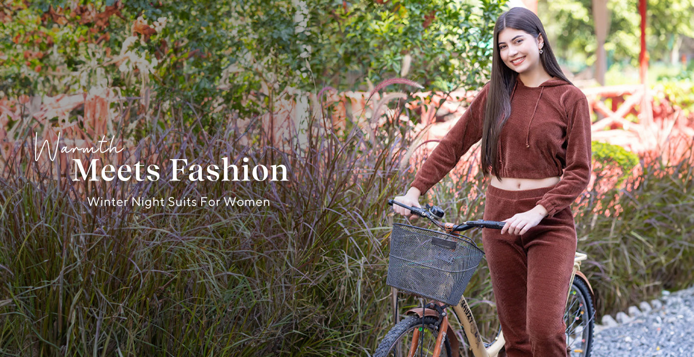 Warmth Meets Fashion: Private Lives Winter Night Suit For Women