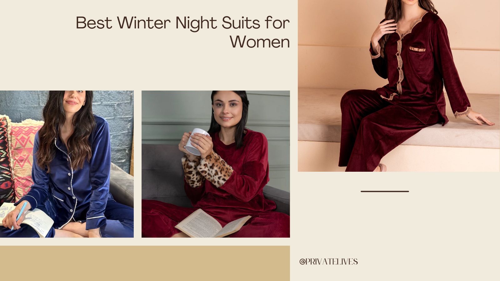 Best Winter Night Suits for Women to Stay Warm and Comfortable