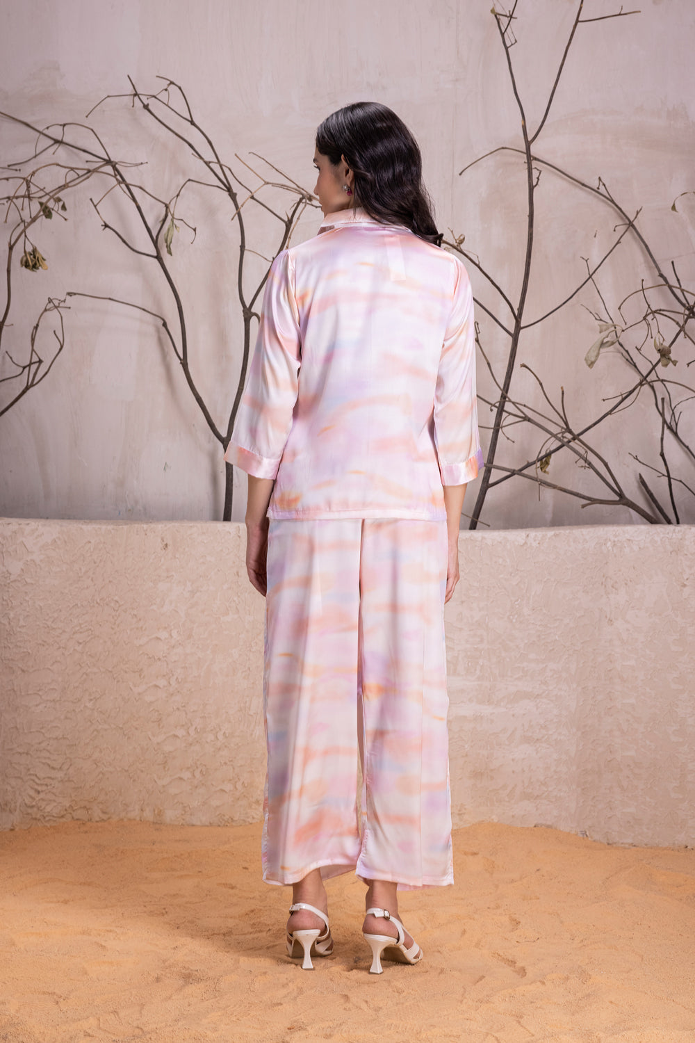 Crepe Satin Tye & Dye Co-ord Set