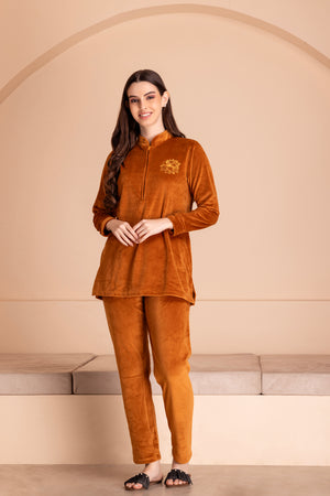 Velvet Pj set in bronze