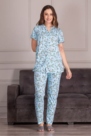 Pure Cotton Floral Pj set