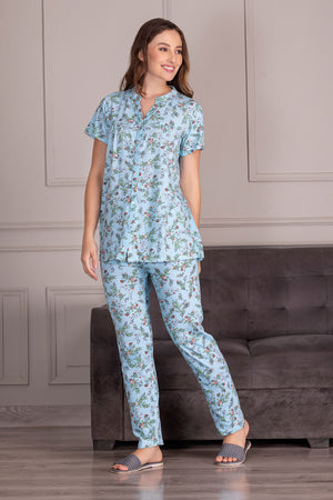Pure Cotton Floral Pj set