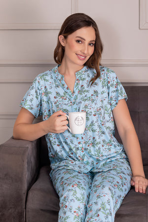 Pure Cotton Floral Pj set