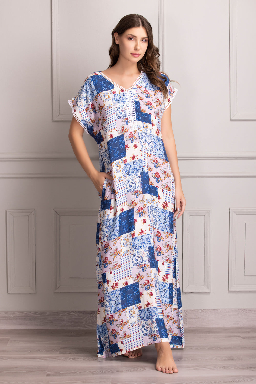 Explore Stylish Kaftan Nightsuits For Women Private Lives
