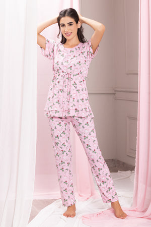 Floral cotton Pj set