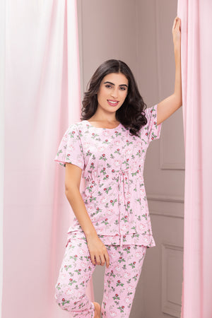 Floral cotton Pj set