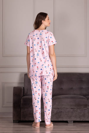 Pure cotton Floral Night suit