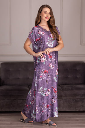 Digital print Satin Comfy Nighty