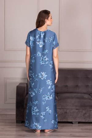 Floral Satin Nighty