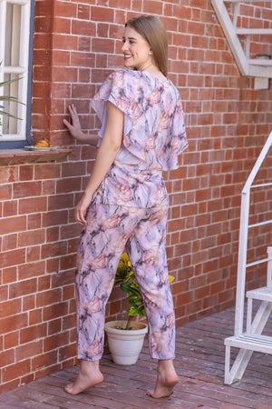 Printed Satin Co-ord set