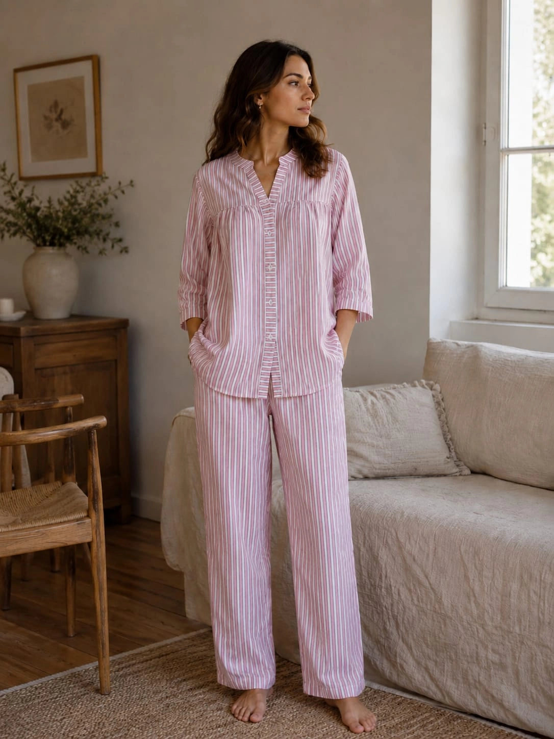 PL Signature Coastal Stripe Nightsuit