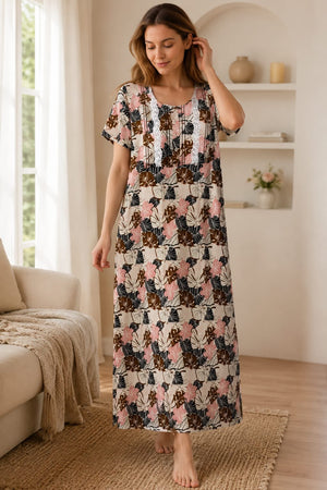 Sunset Getaway Cotton Lounge Nightie