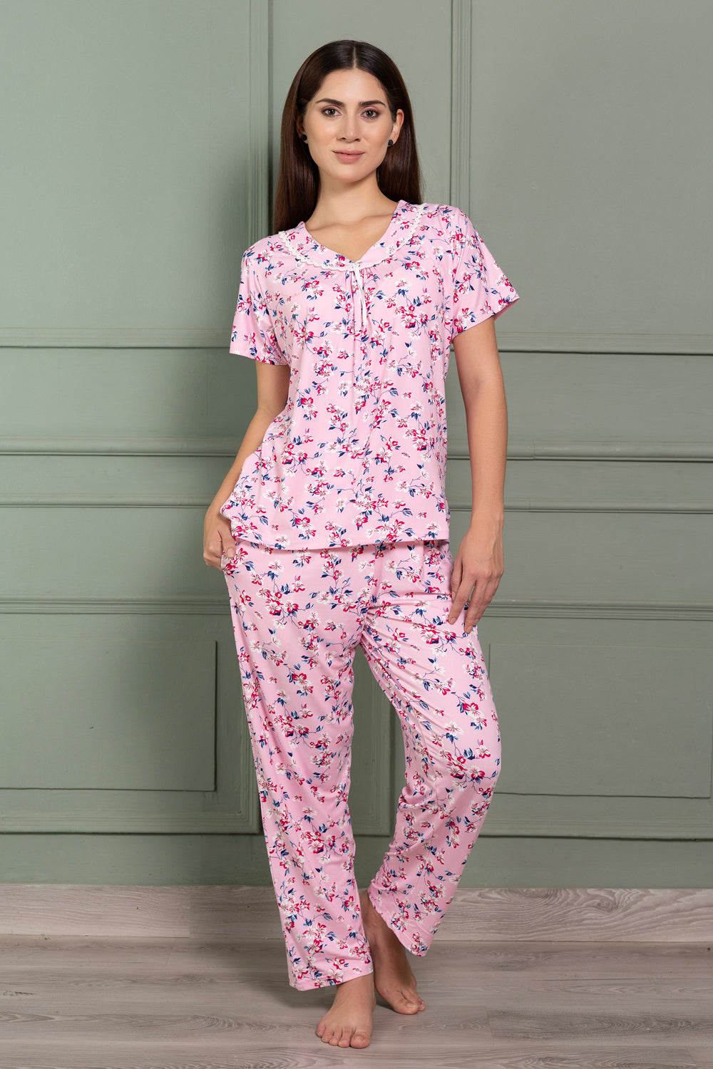 Pj set in Printed Modale