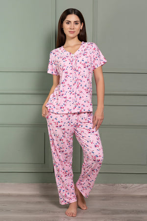 Pj set in Printed Modale