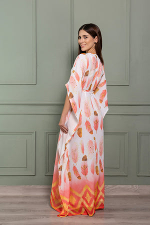 Double chiffon Kaftan