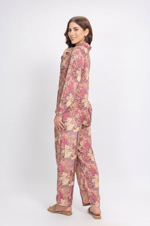 Co-ord set in Embosed Rayon