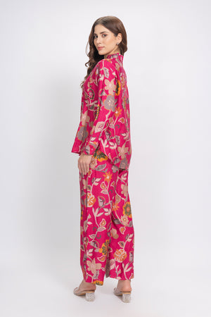 Co-ord set in Printed Rayon