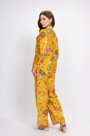 Co-ord set in embossed Rayon