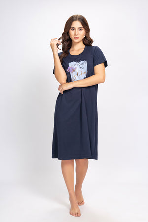 Choose to Shine Long tee in Cotton
