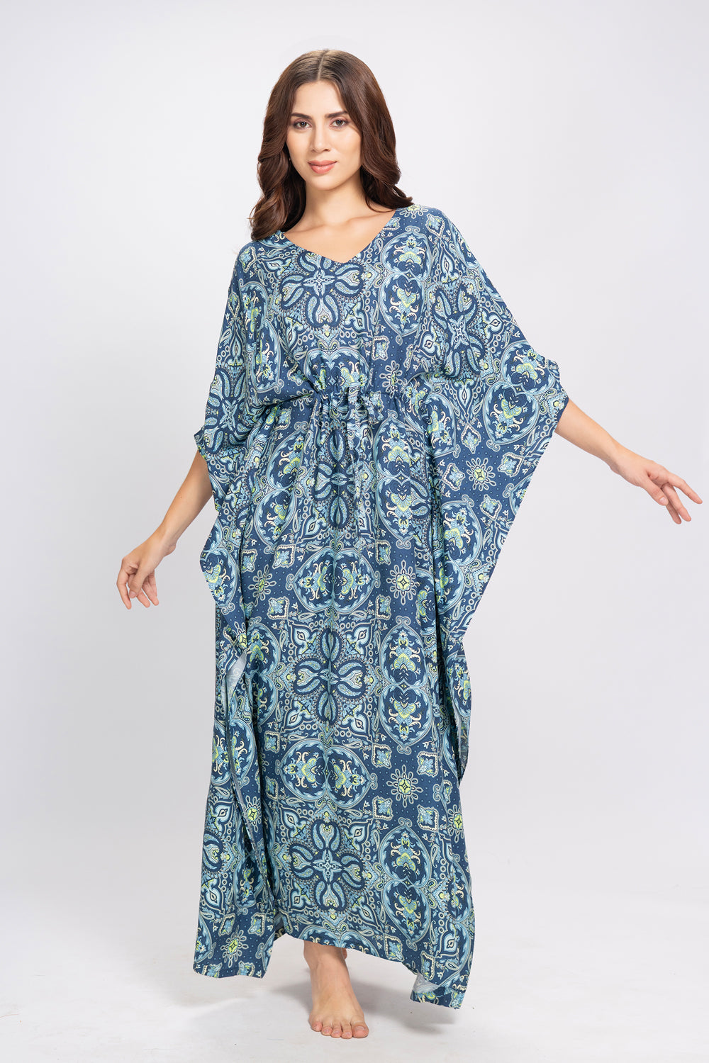 Printed Cotton Kaftan