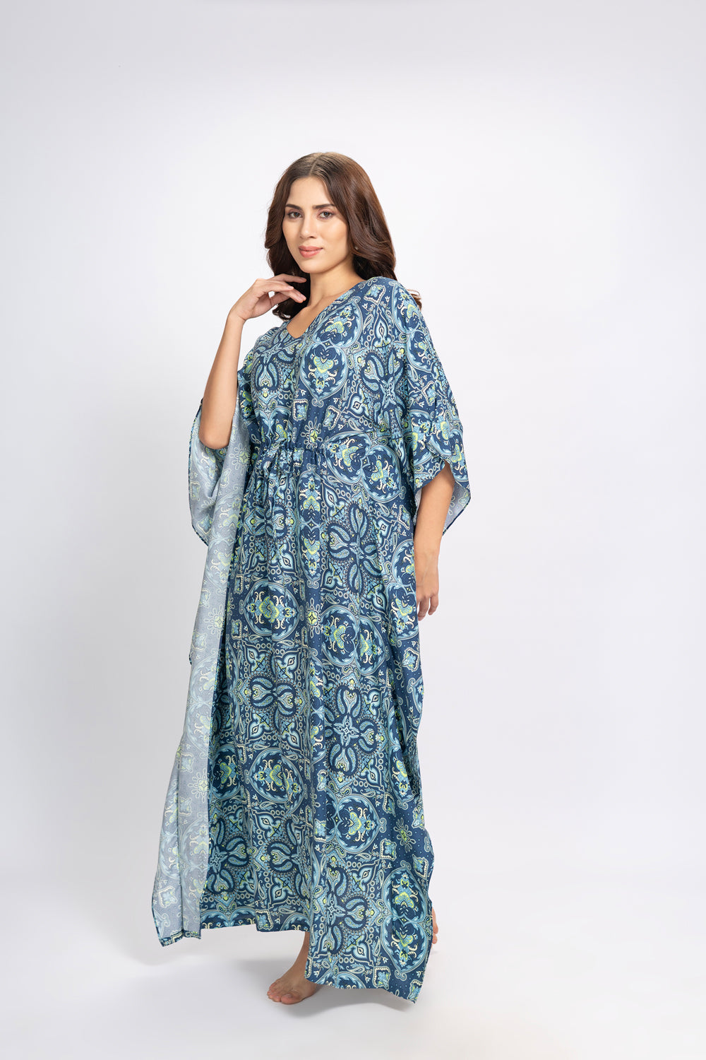 Printed Cotton Kaftan