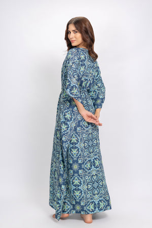 Printed Cotton Kaftan