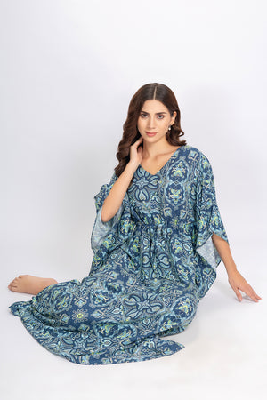 Printed Cotton Kaftan
