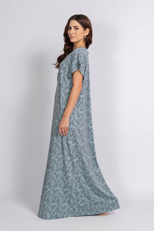 Printed Paisely Nightdress in Modale