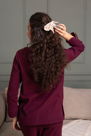 Wine polar Winter pj set