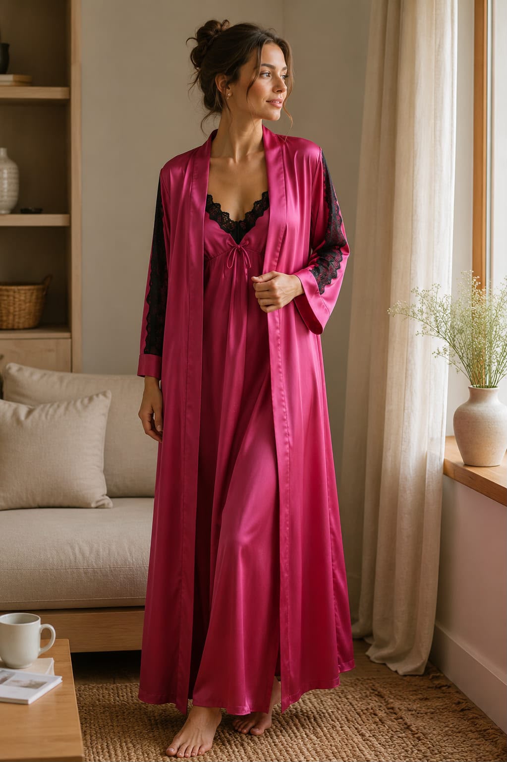 The Amour Rouge Collection Nightgown Set
