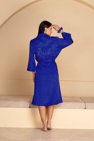 Satin Bride Robe with Swaroski