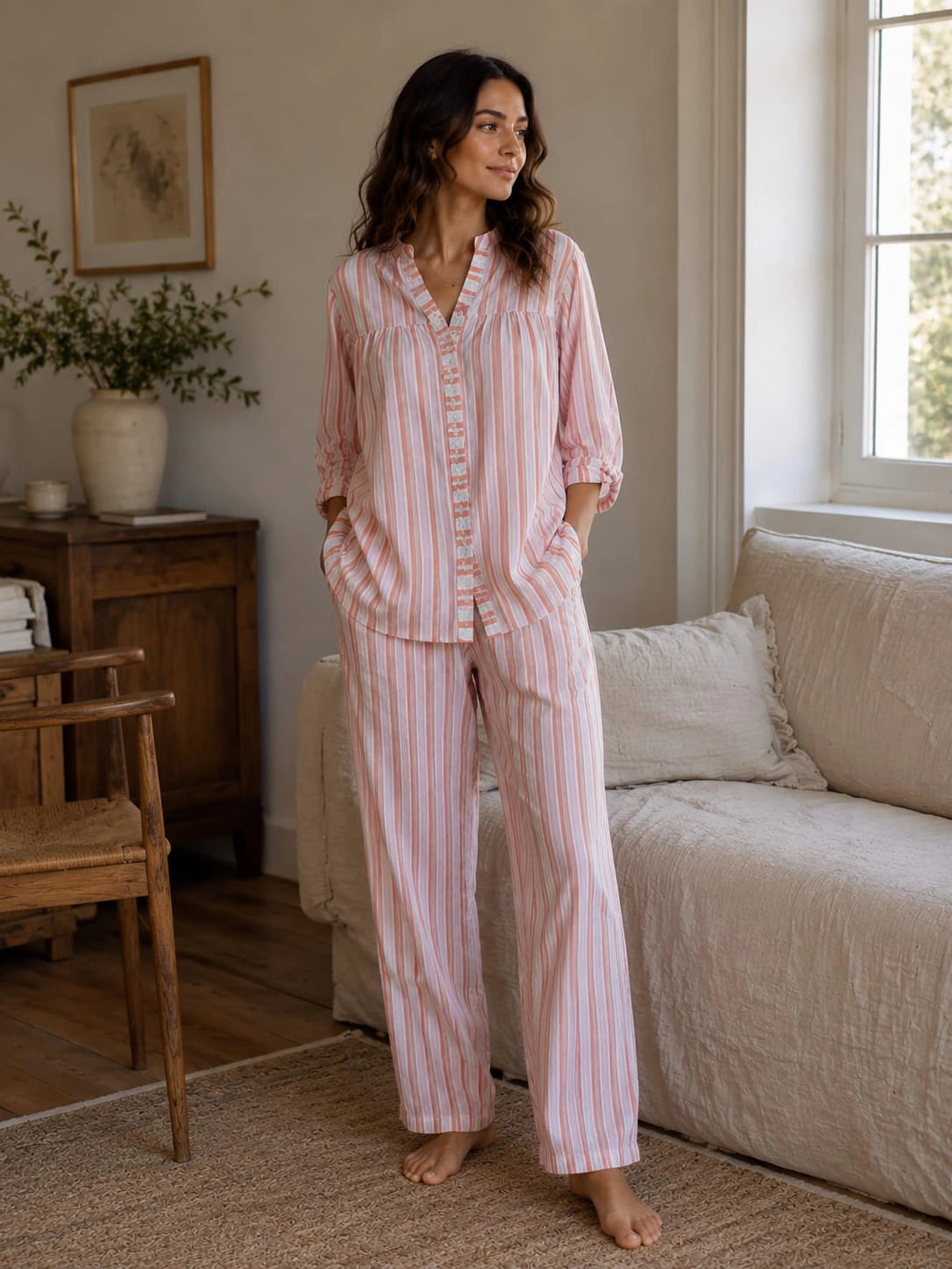 PL Signature Heritage Stripe Nightsuit