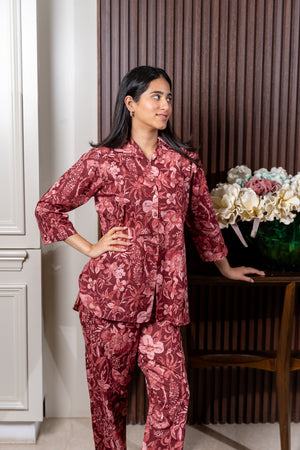 Co-ord set with Gold buttons