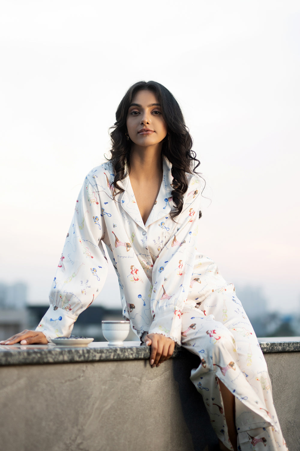 Holiday Pj set in superior satin