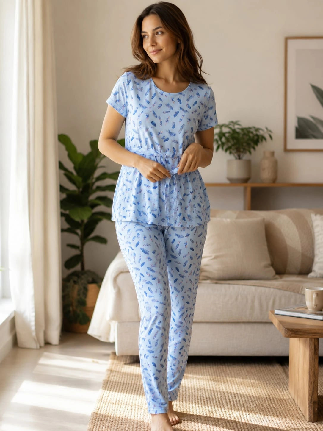 Sky Bliss Comfort Nightsuit