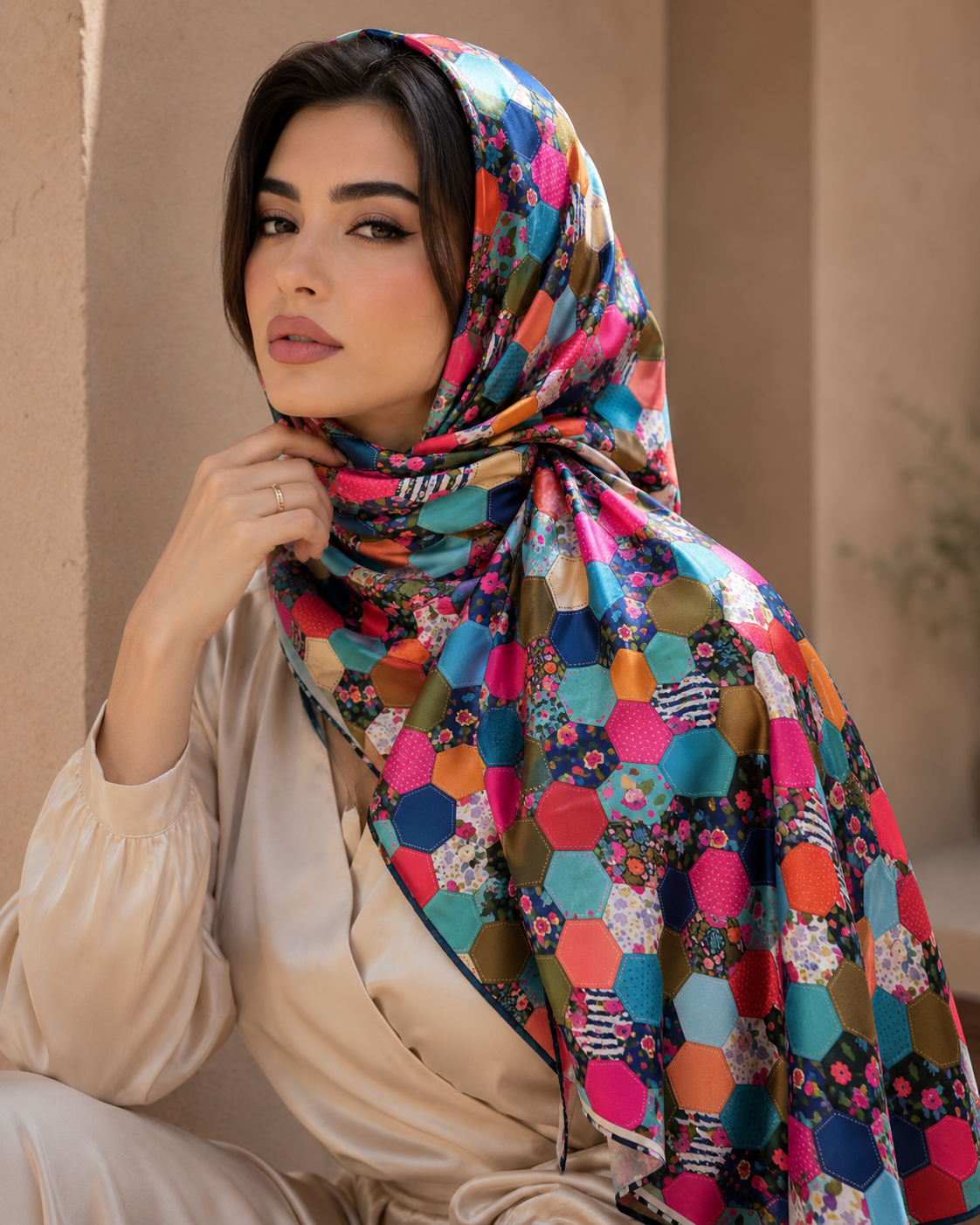 Bloom Grace Silk Satin Hijab