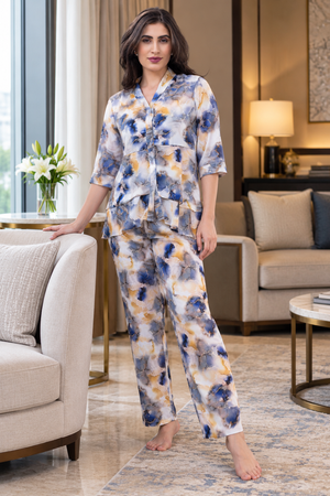 The Painted Sky Satin Co-ord Set