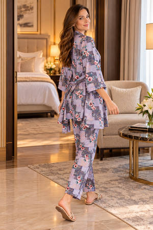 The Bellarose Nocturne 3pc Set in Satin - Private Lives