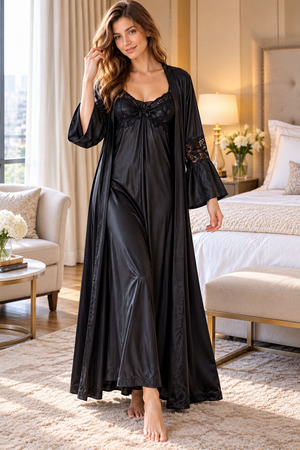 The Midnight Obsession Night-Gown Set
