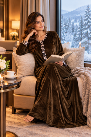 The Duskwood Gown in Velour