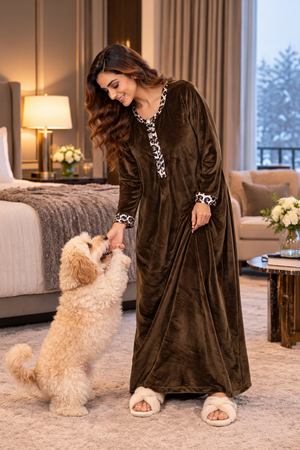 The Duskwood Gown in Velour