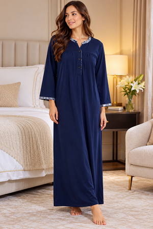 The Midnight Willow Nighty in Hosiery