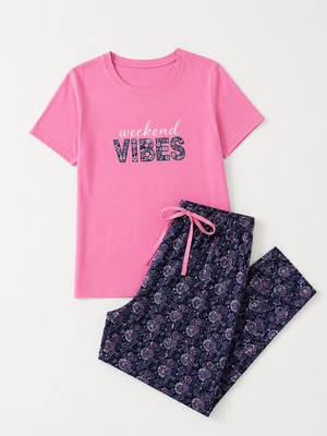 Weekend vibes Cotton Pj set