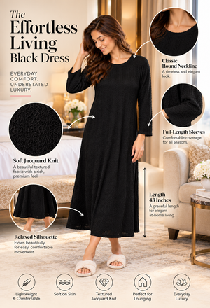 The Effortless Living Black Dress