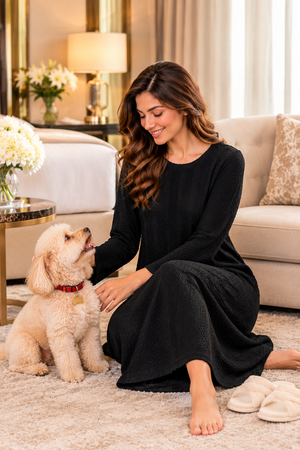 The Effortless Living Black Dress
