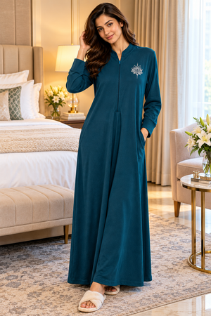 The Serene Lotus Polar Fleece Nighty