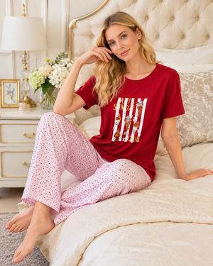 Lazy Sundae Cotton Lounging Pj’s