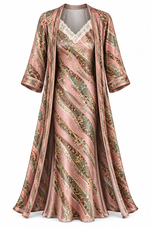 Blush Reverie Satin Nightgown