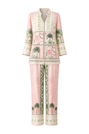 Blush Palm Escape Co-Ord Set